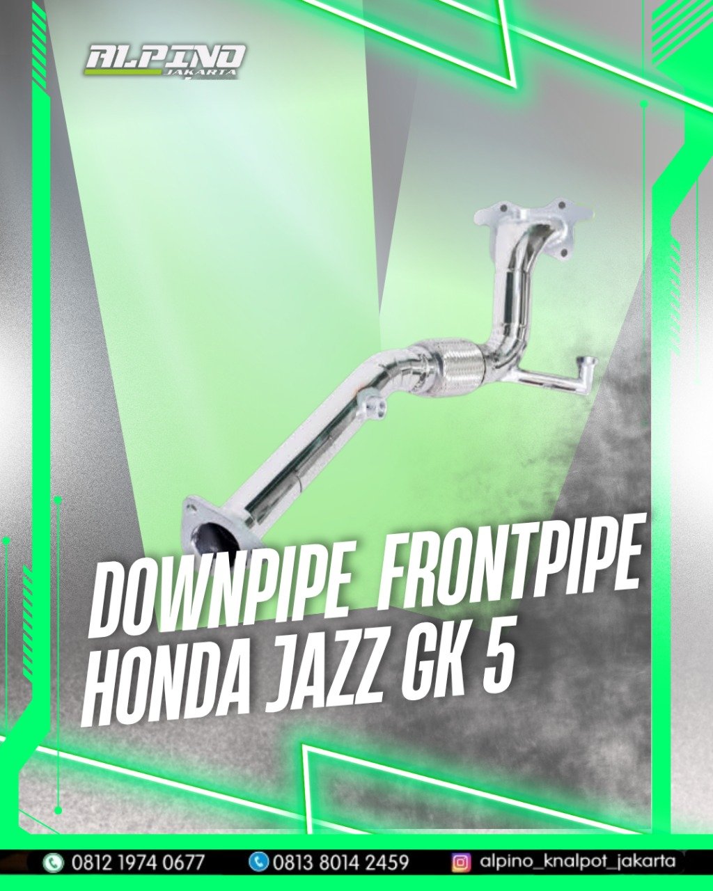 Downpipe  Frontpipe Honda jazz Gk5